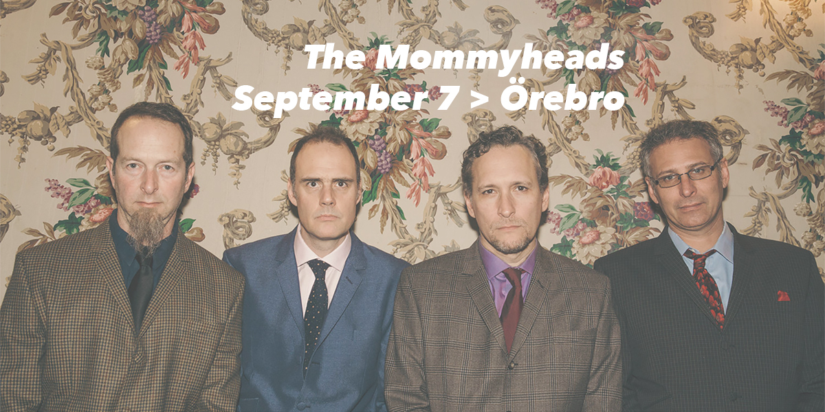 The Mommyheads spelar på festivalen Live at Heart i Örebro den 7 september 2019